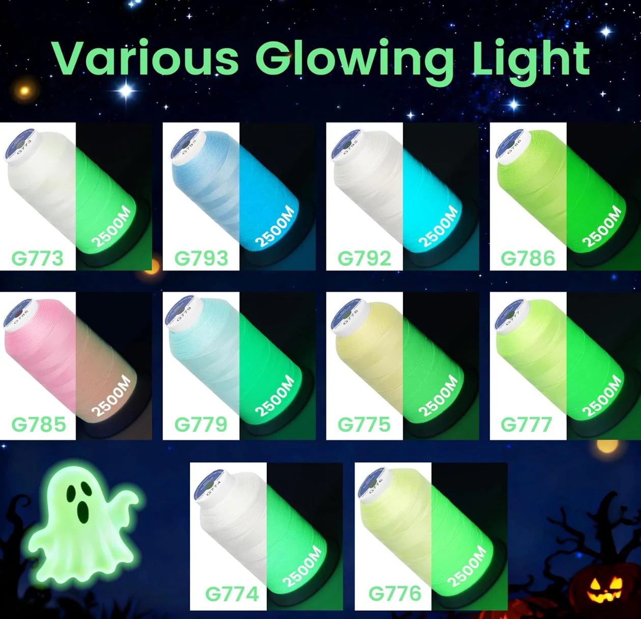 Glow-in-the-Dark BOO Sweatshirt | Embroidered Spider Web Halloween Crewneck